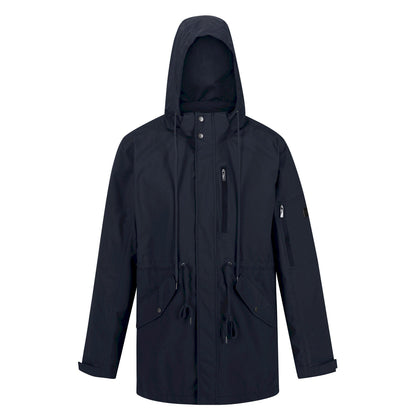 Navy - Front - Regatta Mens Asher Waterproof Parka