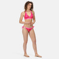 Fusion Pink - Lifestyle - Regatta Womens-Ladies Flavia Palm Leaf Bikini Top