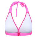 Fusion Pink - Pack Shot - Regatta Womens-Ladies Flavia Palm Leaf Bikini Top