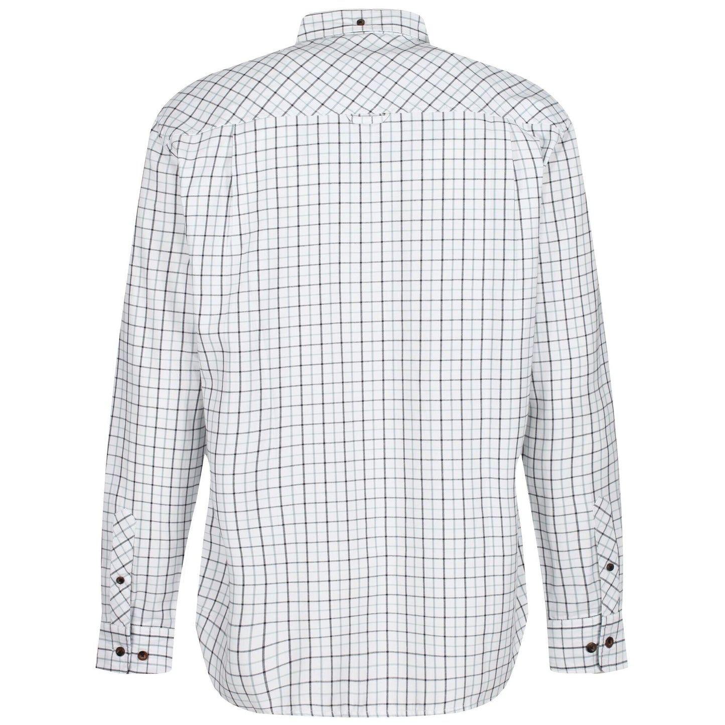 White-Blue - Back - Regatta Professional Mens Checked Shirt