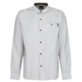 White-Green - Front - Regatta Professional Mens Checked Shirt