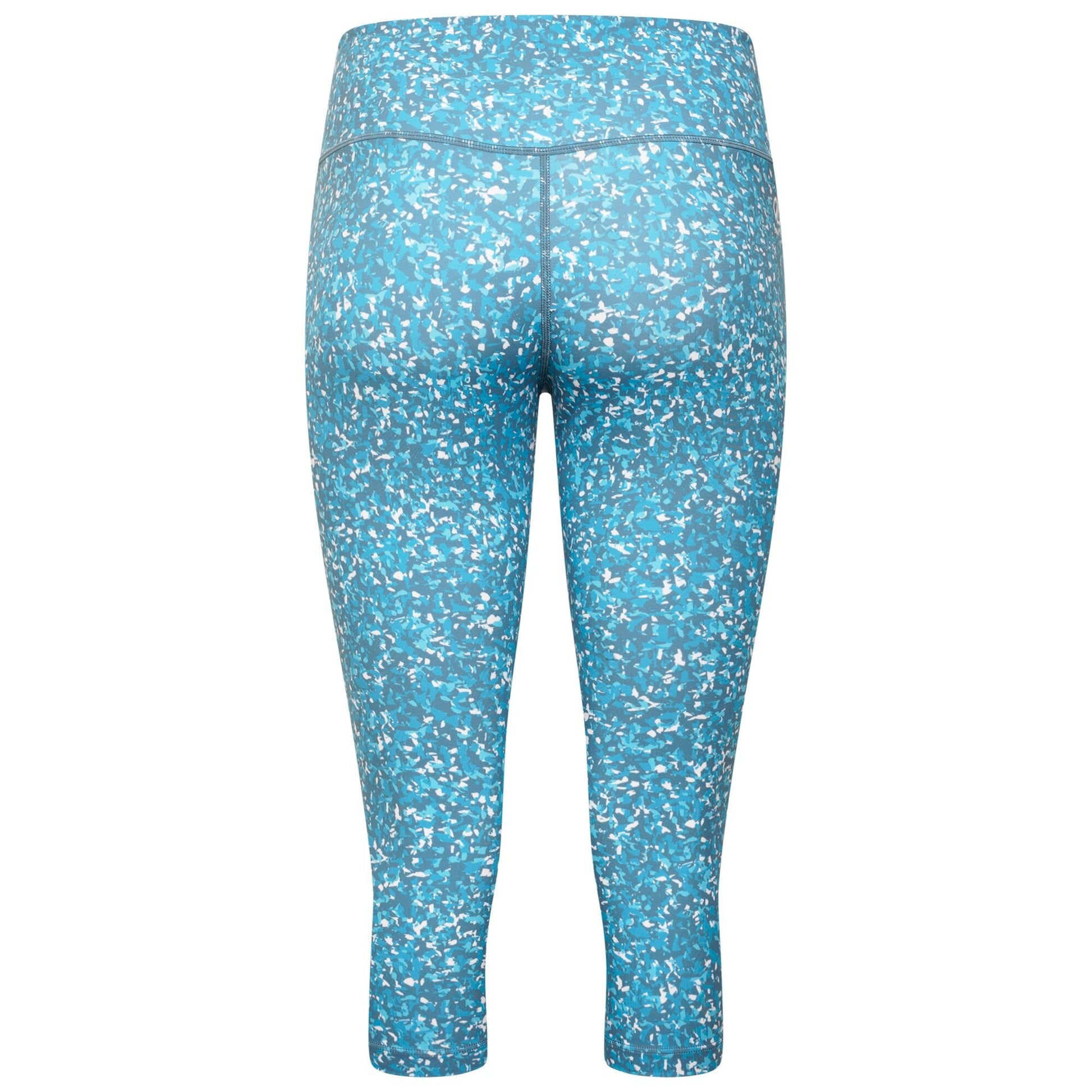 Capri Blue - Lifestyle - Dare 2B Womens-Ladies The Laura Whitmore Edit - Influential Fracture Print 3-4 Leggings