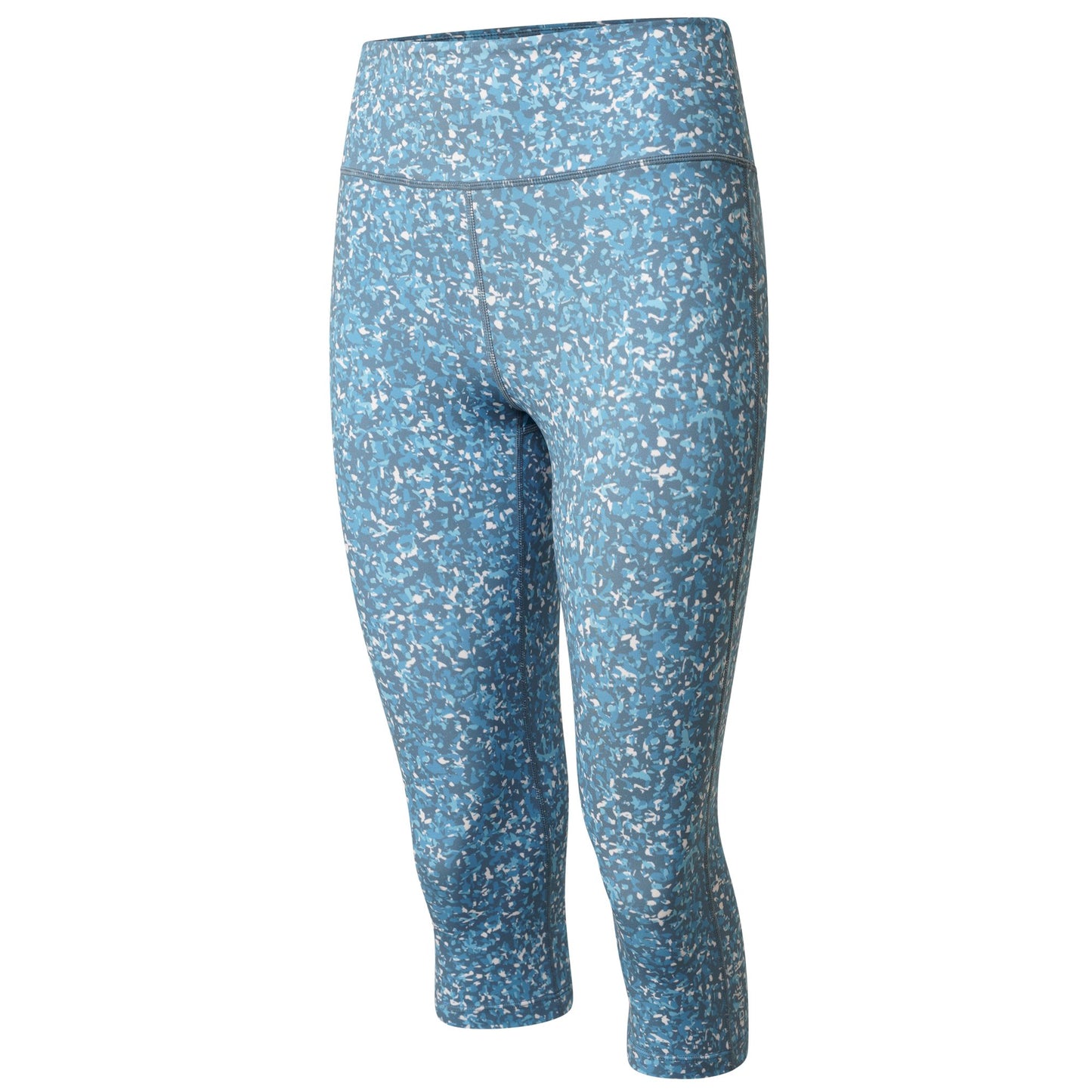 Capri Blue - Pack Shot - Dare 2B Womens-Ladies The Laura Whitmore Edit - Influential Fracture Print 3-4 Leggings
