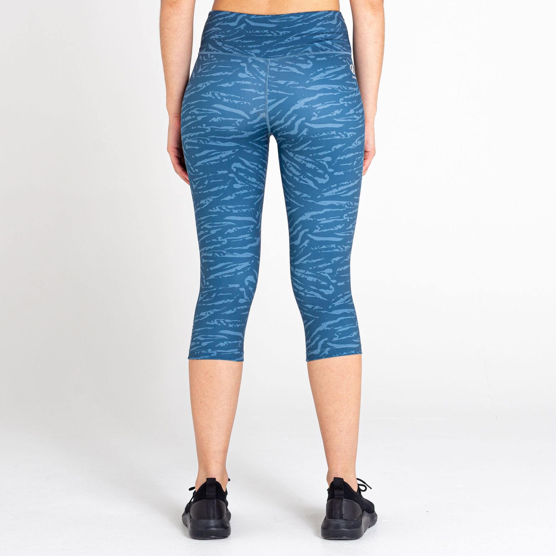 Orion Grey - Lifestyle - Dare 2B Womens-Ladies The Laura Whitmore Edit - Influential Tiger Print 3-4 Leggings