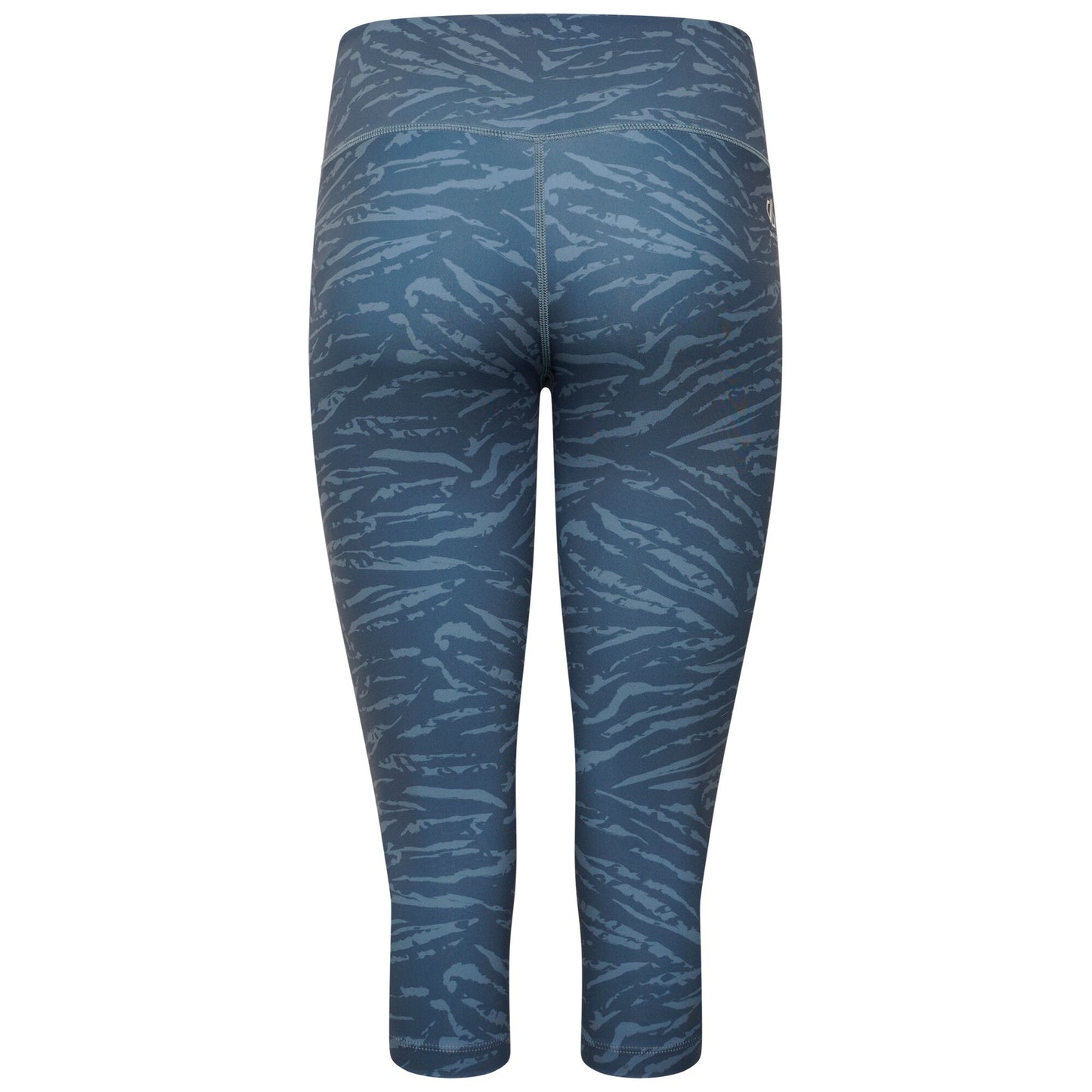 Orion Grey - Close up - Dare 2B Womens-Ladies The Laura Whitmore Edit - Influential Tiger Print 3-4 Leggings