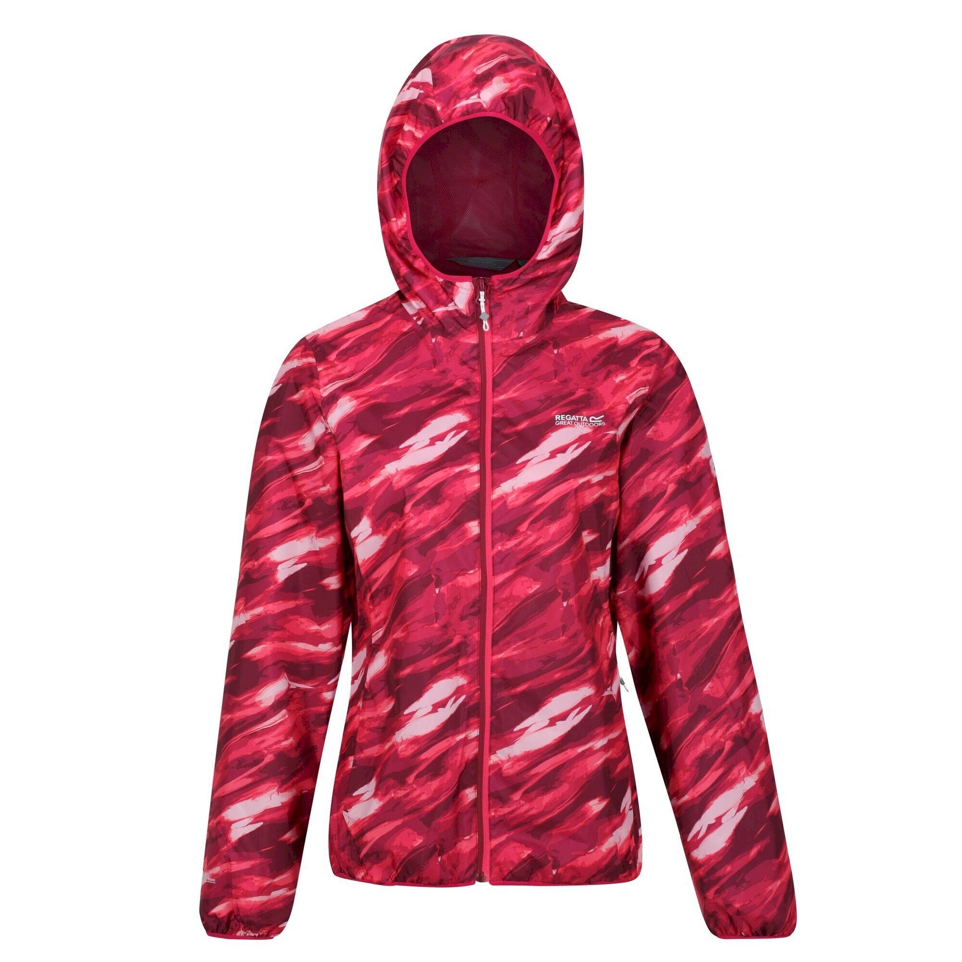Wild Plum - Front - Regatta Womens-Ladies Serenton Brush Stroke Waterproof Jacket