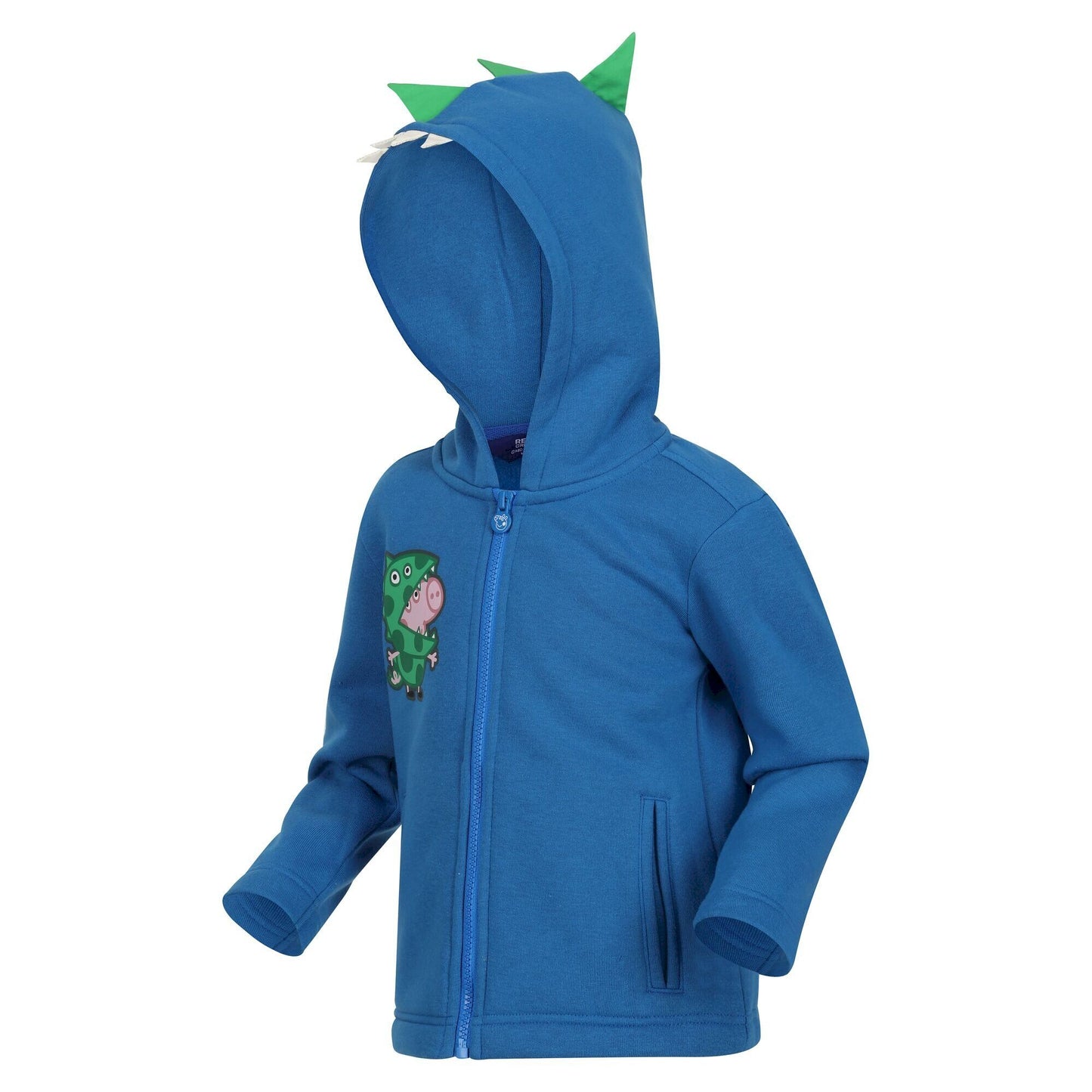 Imperial Blue - Side - Regatta Toddler Peppa Pig Full Zip Hoodie