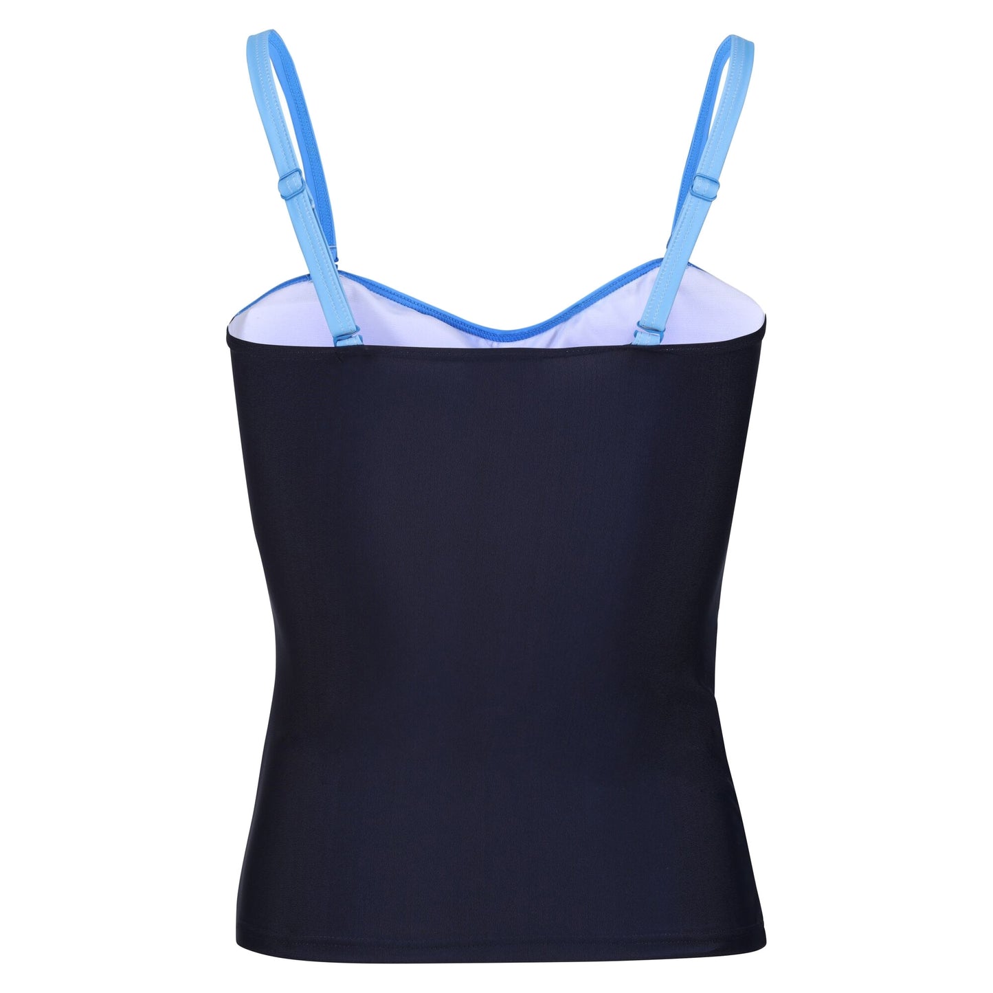 Navy-Elysium Blue - Back - Regatta Womens-Ladies Aceana II Tankini Top