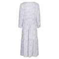 White - Pack Shot - Regatta Womens-Ladies Briella Ditsy Print Long-Sleeved Casual Dress