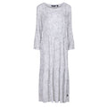 White - Front - Regatta Womens-Ladies Briella Ditsy Print Long-Sleeved Casual Dress