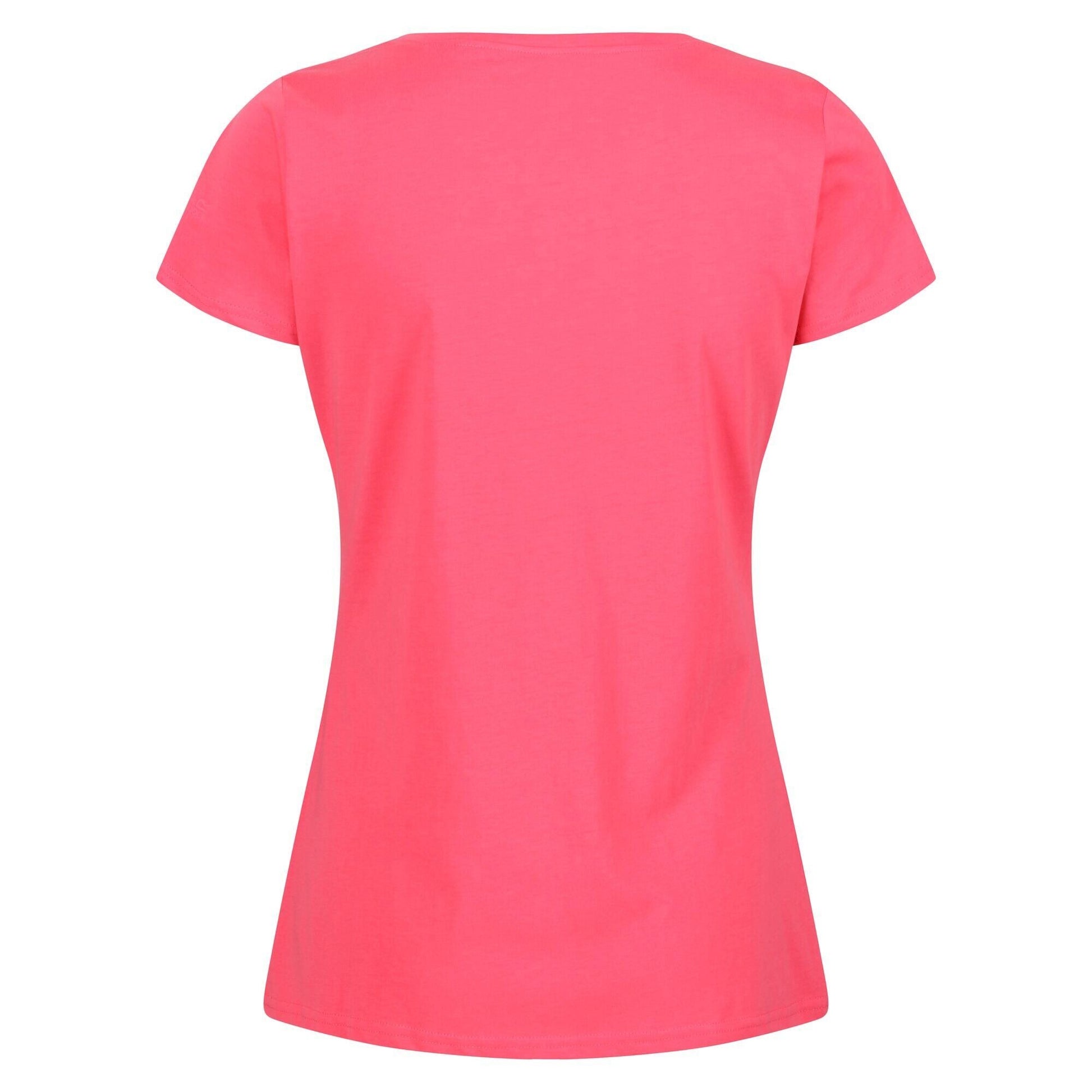 Tropical Pink - Back - Regatta Womens-Ladies Breezed II Floral T-Shirt