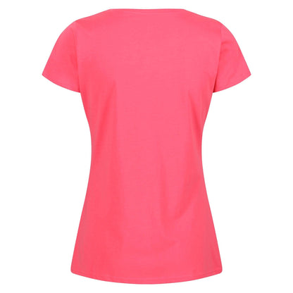 Tropical Pink - Back - Regatta Womens-Ladies Breezed II Floral T-Shirt