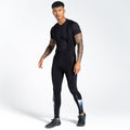 Black - Back - Dare 2B Mens Virtuous AEP Cycling Bib Tights