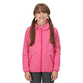 Pink Fusion - Side - Regatta Childrens-Kids Maxwell Marl Soft Shell Jacket