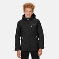 Black - Back - Regatta Childrens-Kids Calderdale II Waterproof Jacket