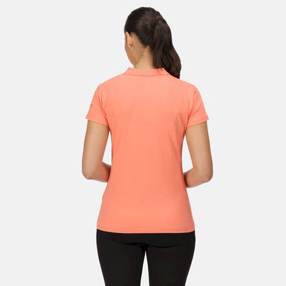 Fusion Coral - Lifestyle - Regatta Womens-Ladies Sinton Polo Shirt