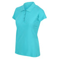 Turquoise - Close up - Regatta Womens-Ladies Sinton Polo Shirt