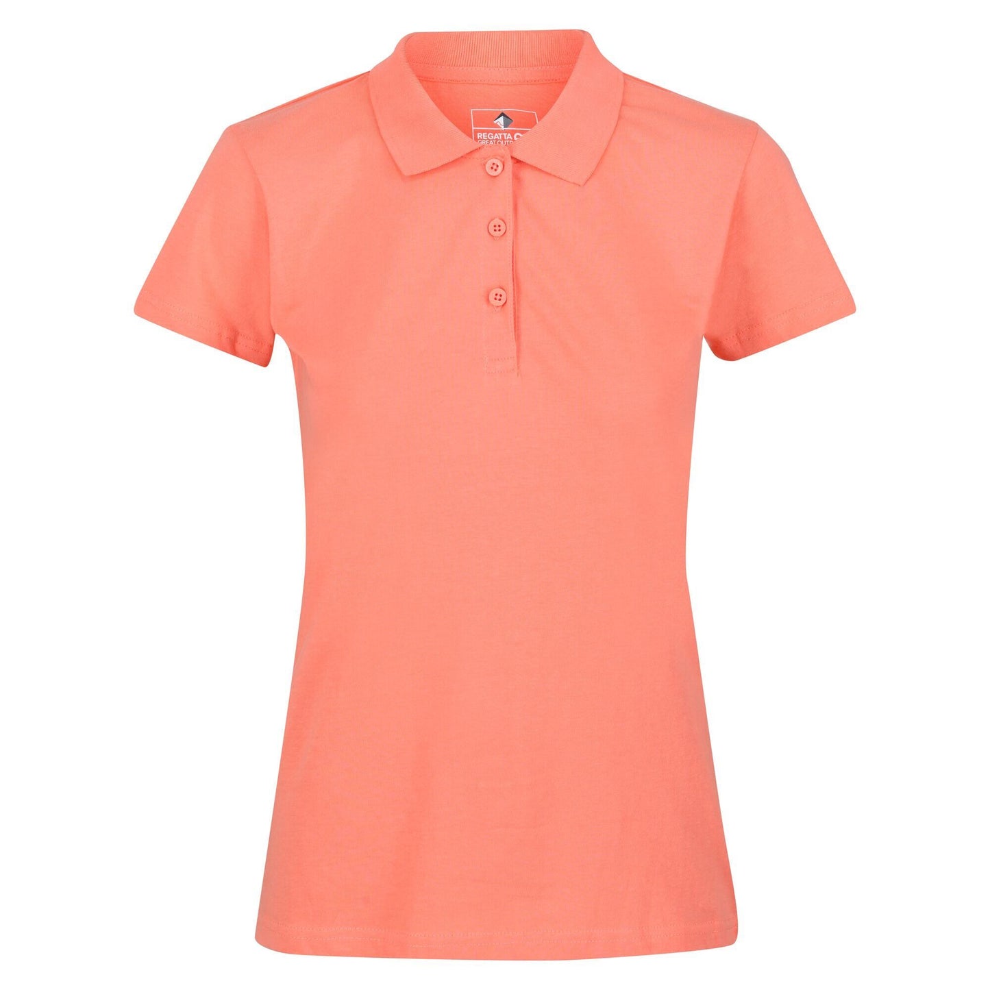 Fusion Coral - Front - Regatta Womens-Ladies Sinton Polo Shirt