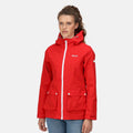 True Red - Back - Regatta Womens-Ladies Baysea Waterproof Jacket