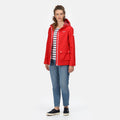 True Red - Side - Regatta Womens-Ladies Baysea Waterproof Jacket