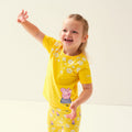 Maize Yellow - Back - Regatta Childrens-Kids Peppa Pig Floral T-Shirt