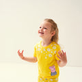 Maize Yellow - Side - Regatta Childrens-Kids Peppa Pig Floral T-Shirt