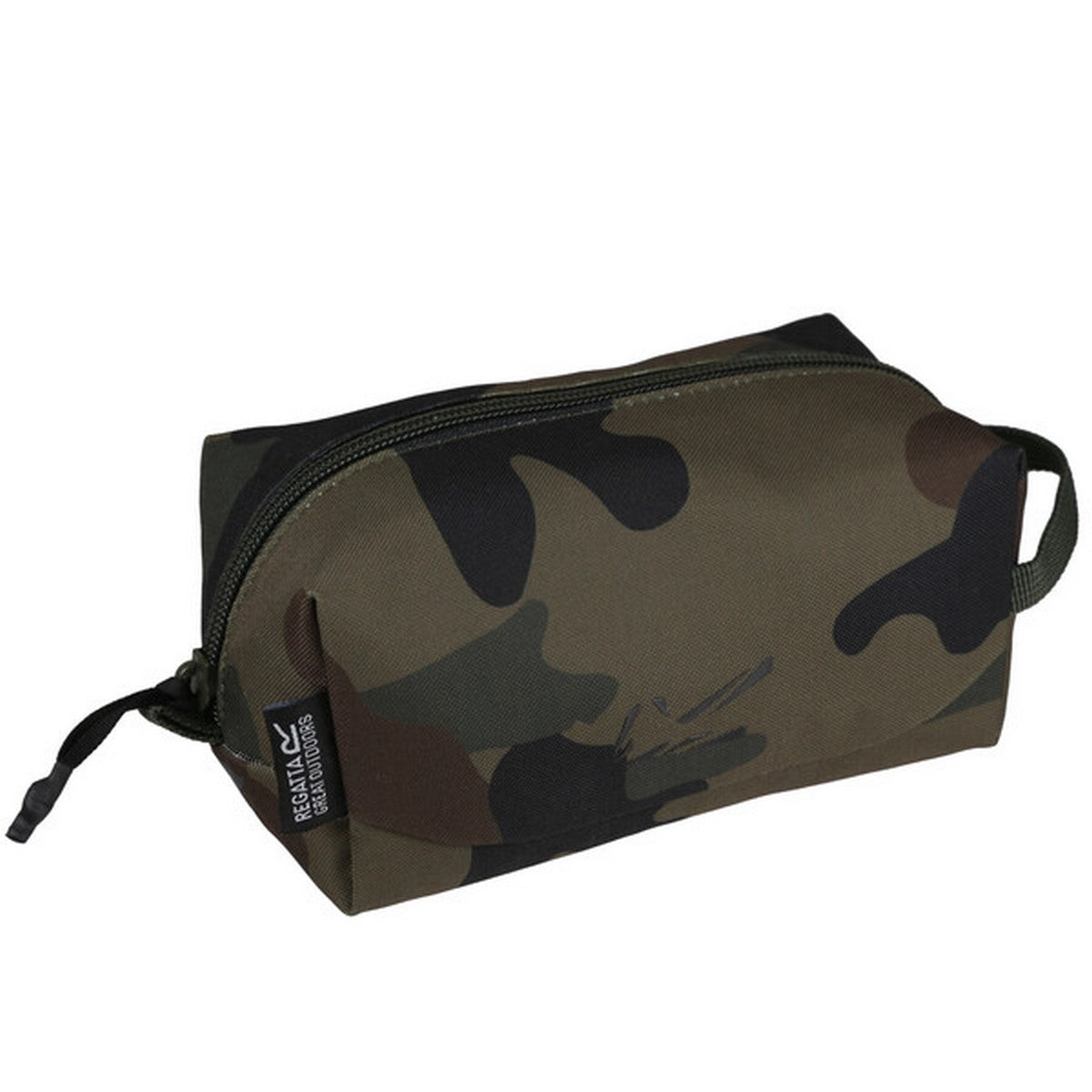 Camo Green - Front - Regatta Shilton Toiletry Bag