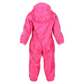 Santorini Sunset - Back - Regatta Childrens-Kids Pobble Mermaid Waterproof Puddle Suit