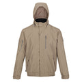 Gold Sand - Front - Regatta Mens Feelding Linear Waterproof Bomber Jacket