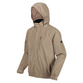 Gold Sand - Pack Shot - Regatta Mens Feelding Linear Waterproof Bomber Jacket