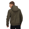 Dark Khaki - Side - Regatta Mens Feelding Linear Waterproof Bomber Jacket