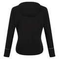Black - Lifestyle - Regatta Womens-Ladies Textured Fleece Full Zip Hoodie