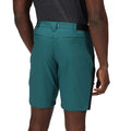 Pacific Green-Black - Back - Regatta Mens Highton Pro Shorts