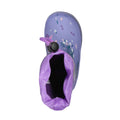 Lilac Bloom - Side - Regatta Childrens-Kids Splash Peppa Pig Unicorn Wellington Boots