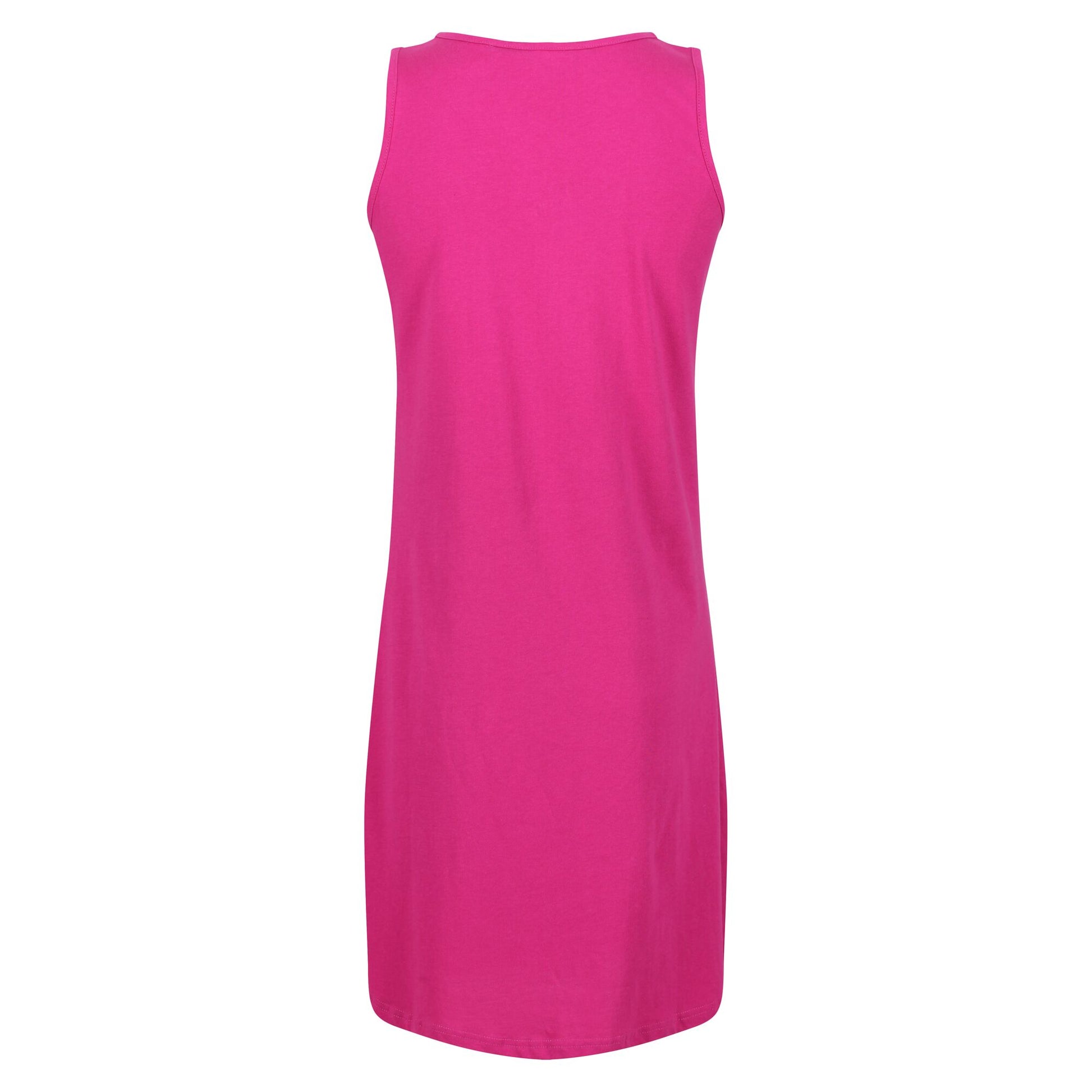 Fuchsia - Pack Shot - Regatta Womens-Ladies Kaimana Plain Swing Dress