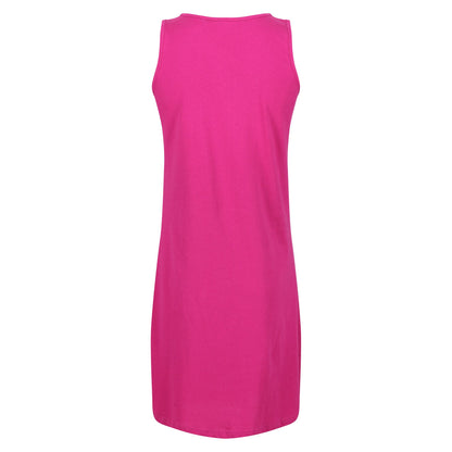 Fuchsia - Pack Shot - Regatta Womens-Ladies Kaimana Plain Swing Dress