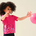 Pink Fusion - Back - Regatta Childrens-Kids Peppa Pig Flower Short-Sleeved T-Shirt