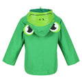 Extreme Green - Back - Regatta Childrens-Kids Frog Waterproof Jacket