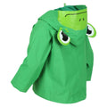 Extreme Green - Side - Regatta Childrens-Kids Frog Waterproof Jacket
