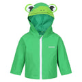 Extreme Green - Front - Regatta Childrens-Kids Frog Waterproof Jacket