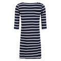 Navy-White - Back - Regatta Womens-Ladies Paislee Stripe Casual Dress