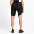 Black - Lifestyle - Dare 2B Womens-Ladies Prompt AEP Empowered Print Cycling Shorts