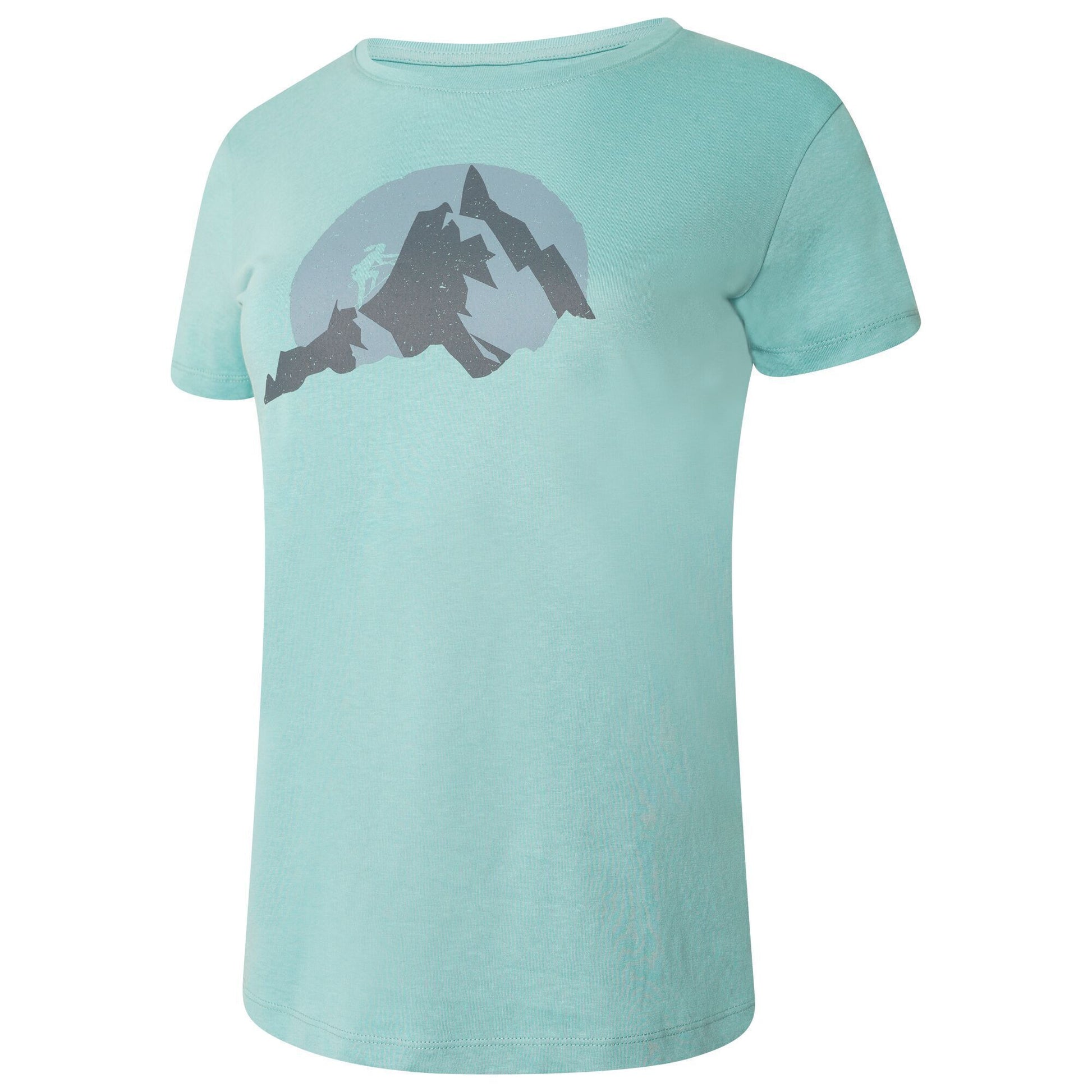 Meadowbrook Green - Close up - Dare 2B Womens-Ladies Peace of Mind Mountain Climbing T-Shirt