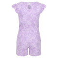 Pastel Lilac - Lifestyle - Regatta Childrens-Kids Dasie Animal Print Ruffle Playsuit