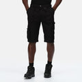 Black - Back - Regatta Mens Pro Utility Cargo Shorts