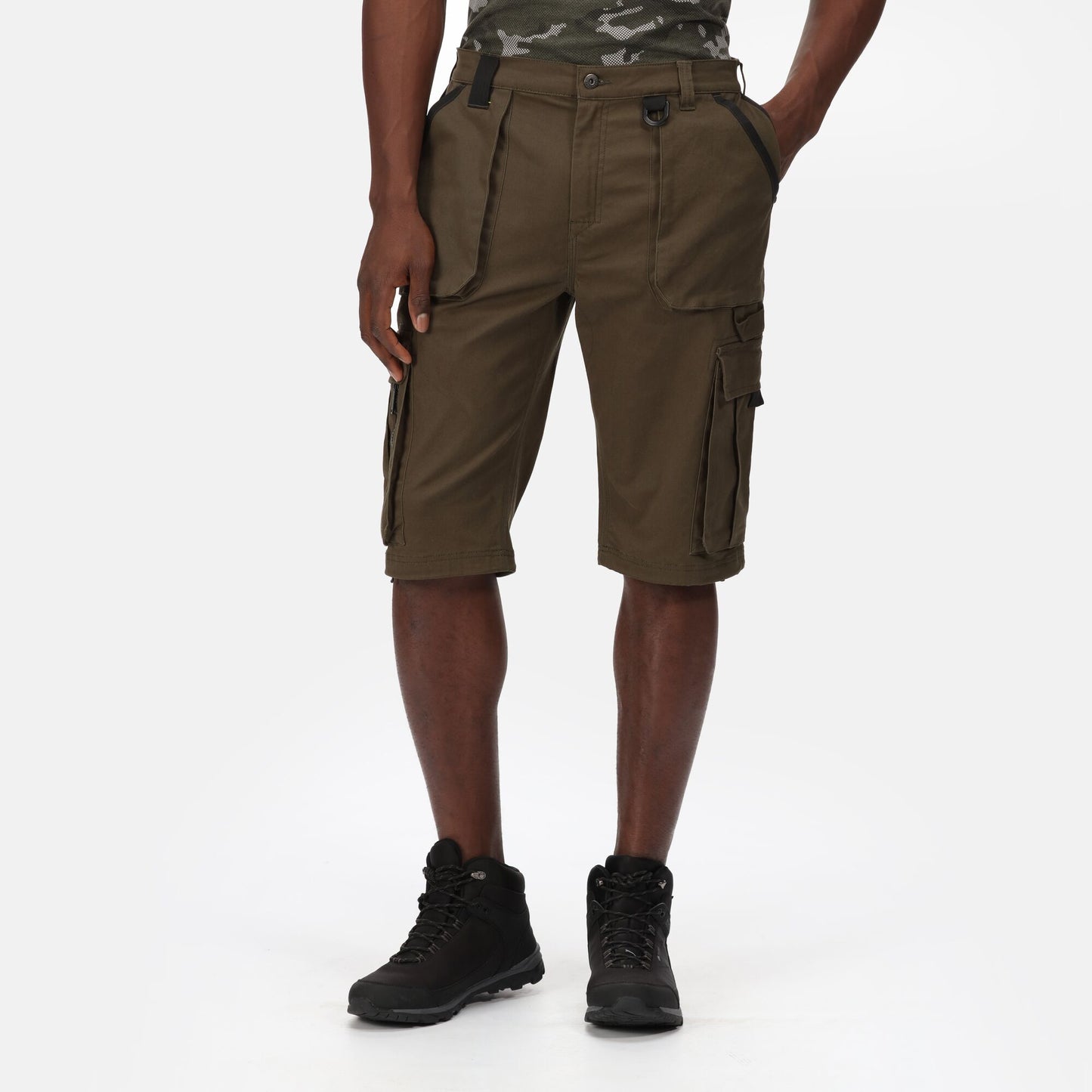 Khaki - Lifestyle - Regatta Professional Mens Cargo Shorts