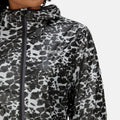 Monochrome - Close up - Regatta Womens-Ladies Serenton Ink Blot Waterproof Jacket