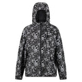 Monochrome - Front - Regatta Womens-Ladies Serenton Ink Blot Waterproof Jacket