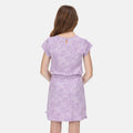 Pastel Lilac - Lifestyle - Regatta Childrens-Kids Catrinel Animal Print Casual Dress