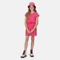 Pink Fusion - Lifestyle - Regatta Childrens-Kids Catrinel Animal Print Casual Dress